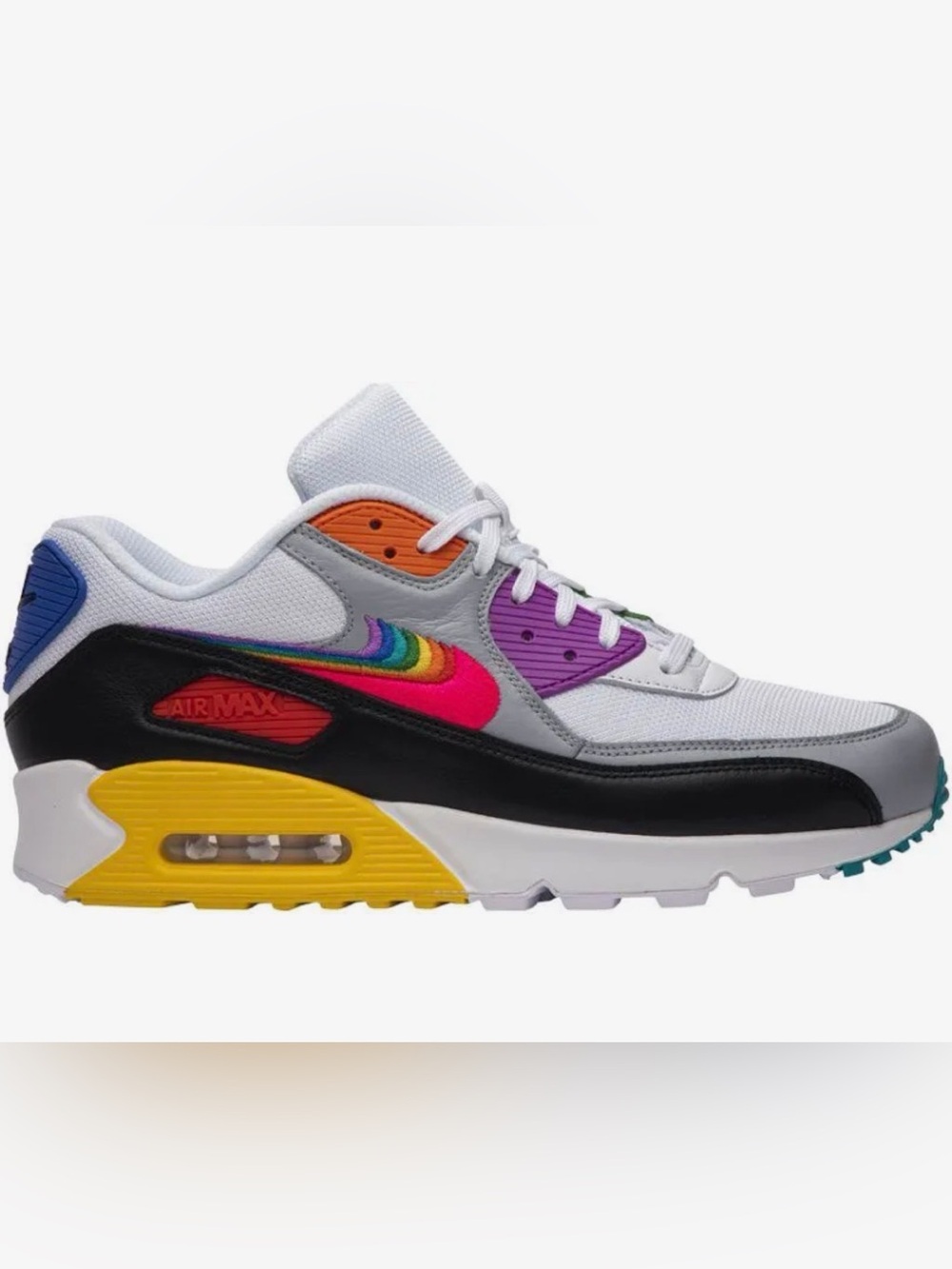 Nike Air Max 90 Be True 2019 Rainbow Pride CJ5482-100 Men’s 7 Women’s 8.5